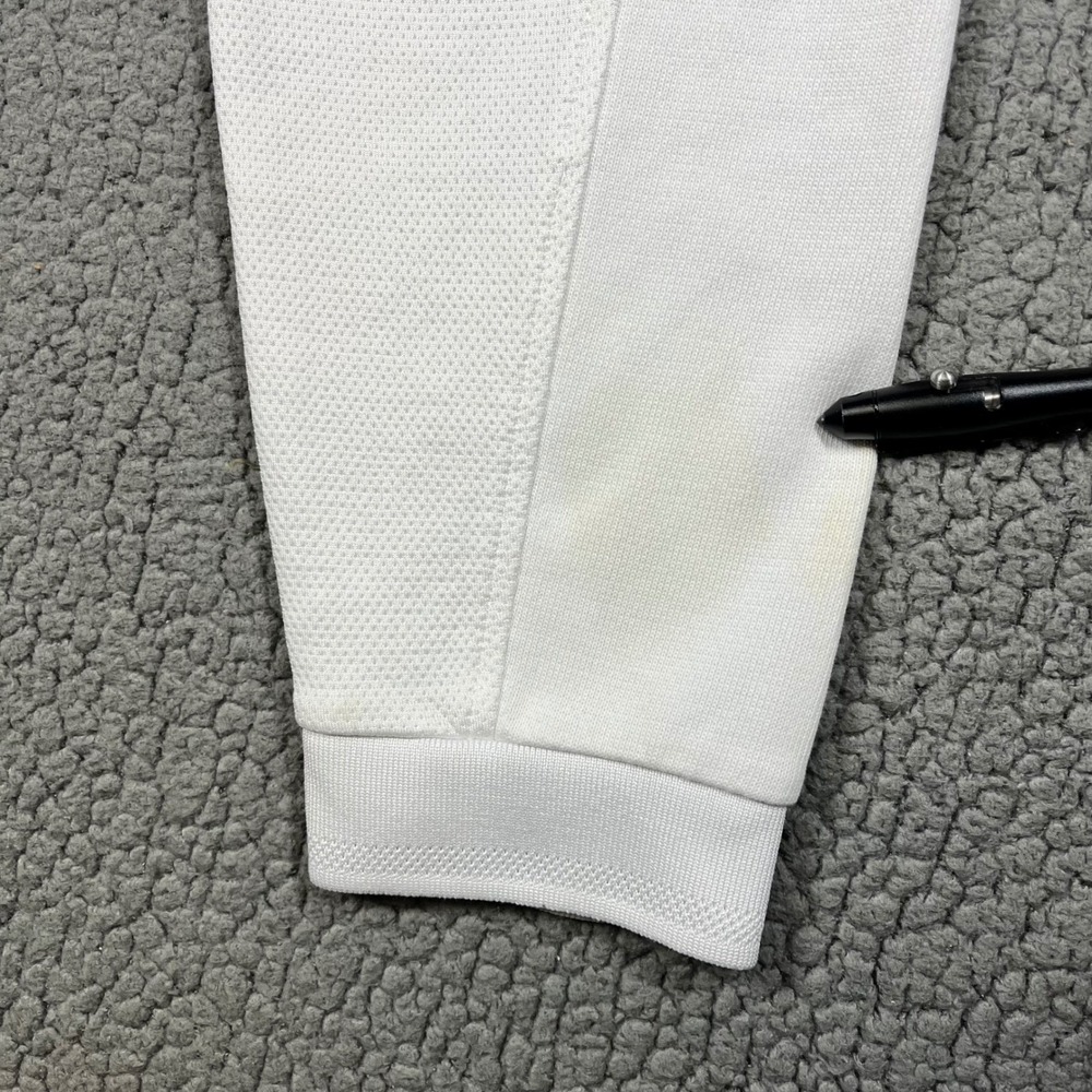 Nike Court Tennis Joggers Women's XL White Cotton Blend Mesh‎ Pants 894871-100 - Picture 3 of 14